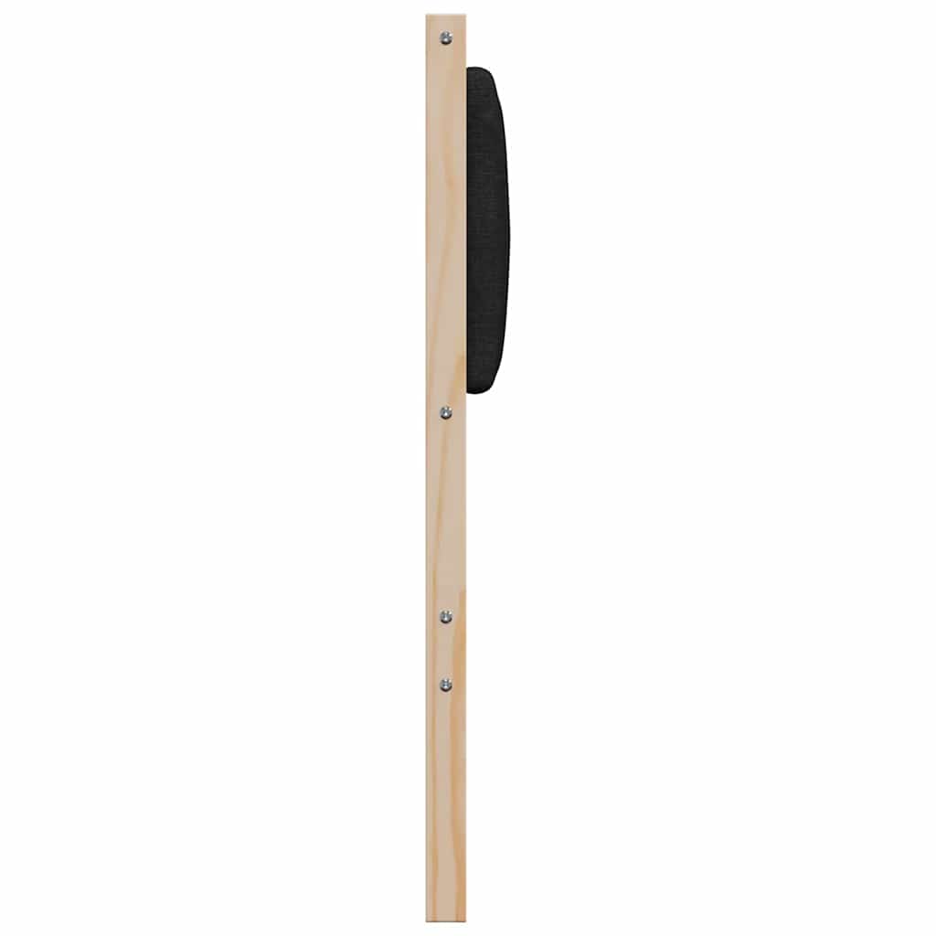 Tête de lit capitonnée Marron 120 cm Pin massif - XIOS
