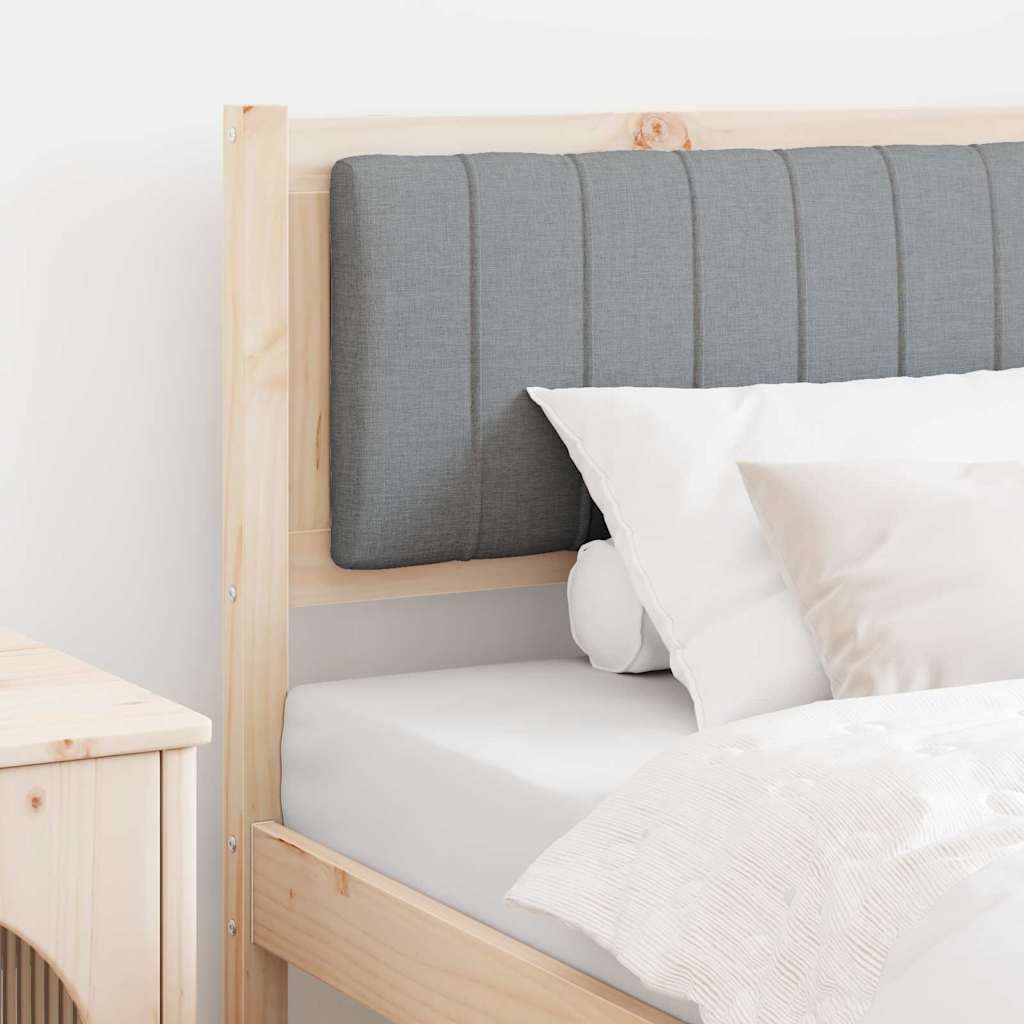 Tête de lit capitonnée Gris clair 100 cm Pin massif - XIOS