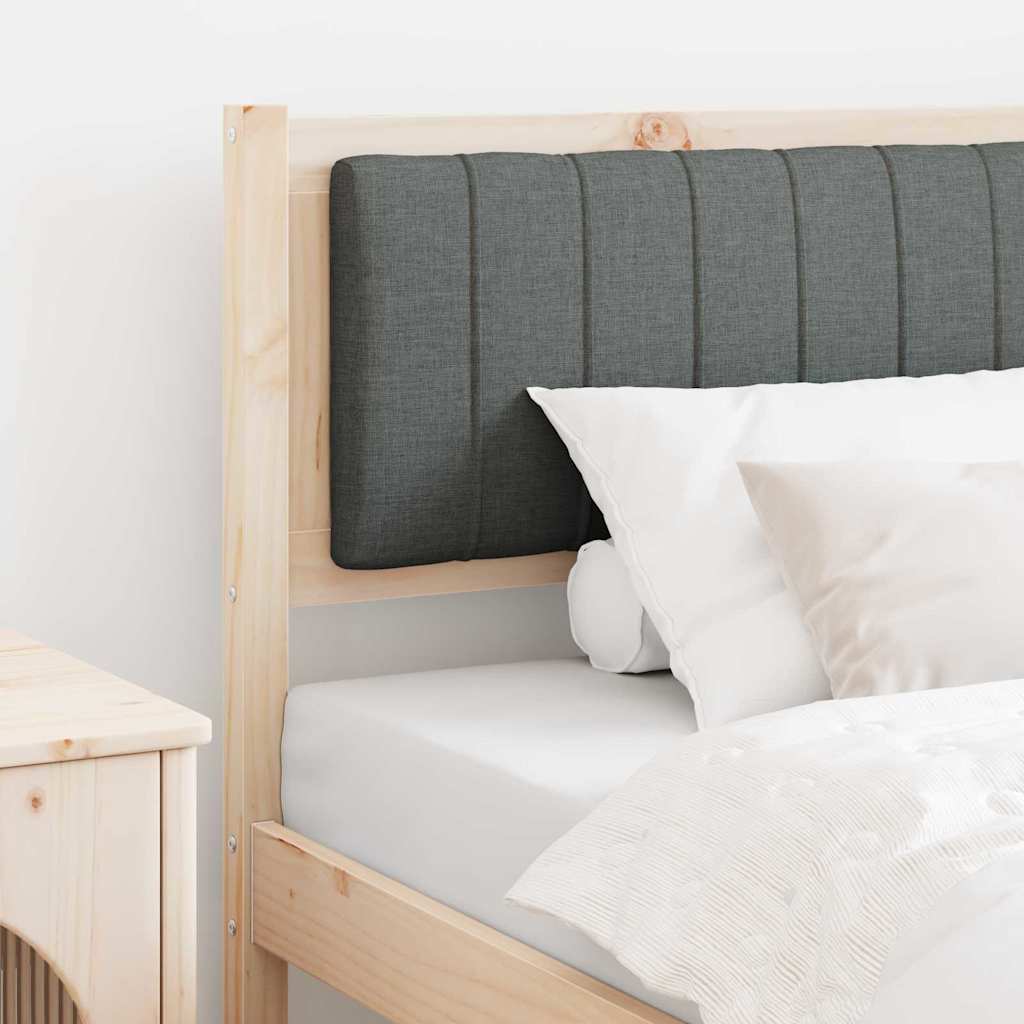 Tête de lit capitonnée Marron 100 cm Pin massif - XIOS