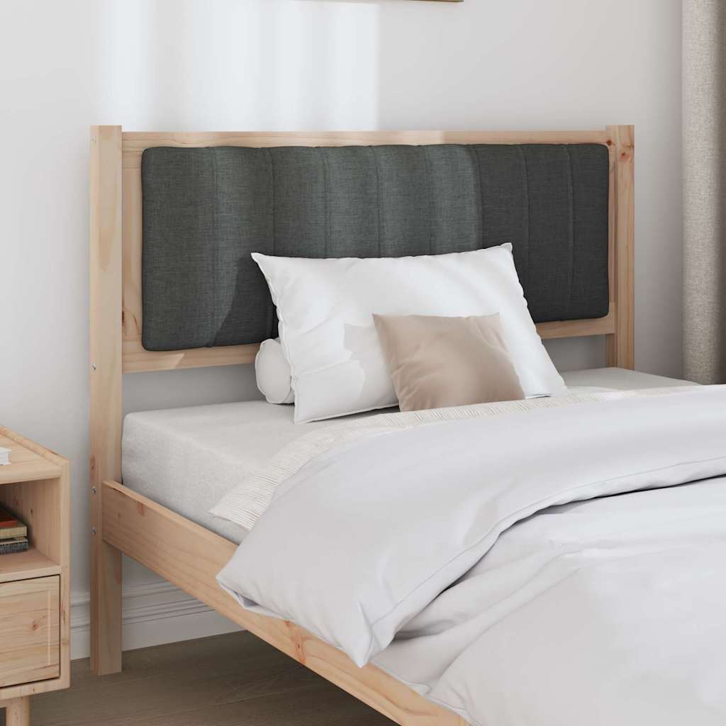 Tête de lit capitonnée Marron 100 cm Pin massif - XIOS