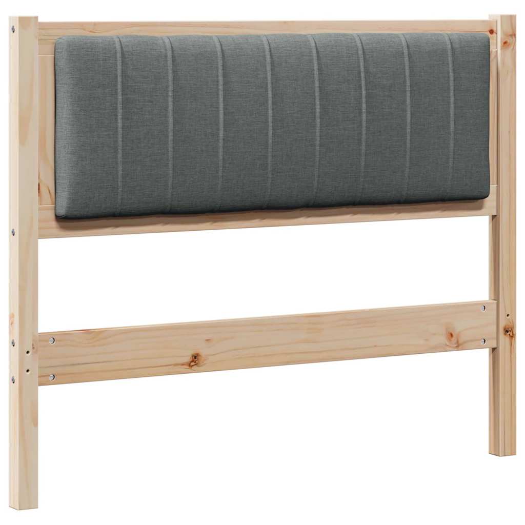 Tête de lit capitonnée Marron 100 cm Pin massif - XIOS