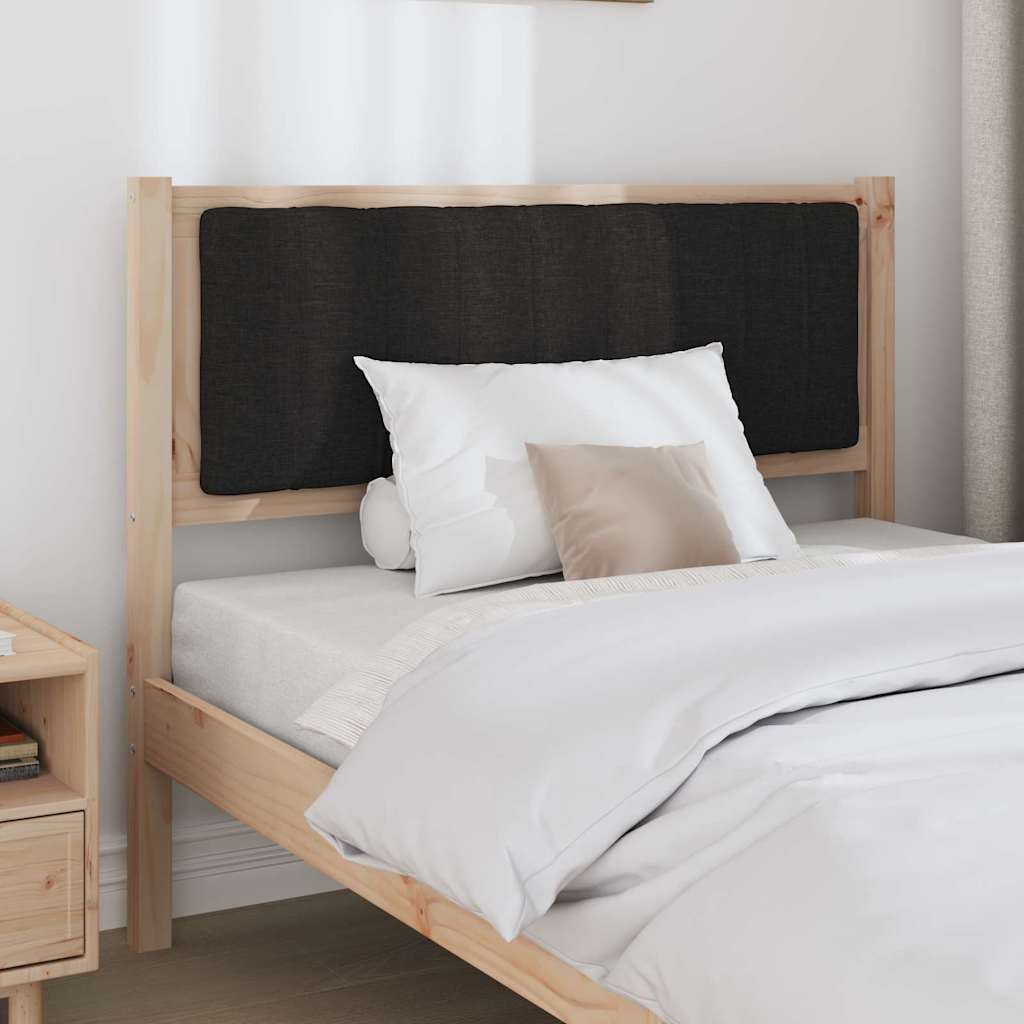 Tête de lit capitonnée Marron 100 cm Pin massif - XIOS