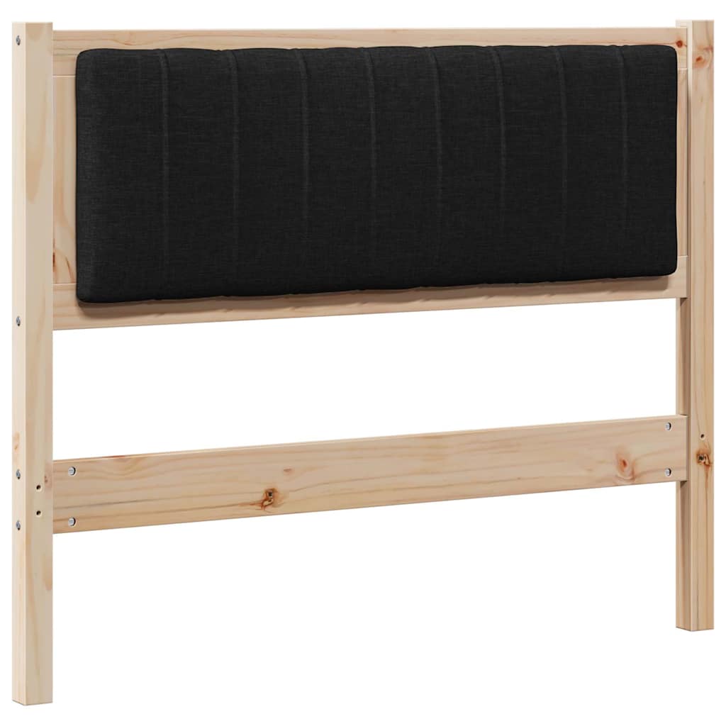 Tête de lit capitonnée Marron 100 cm Pin massif - XIOS