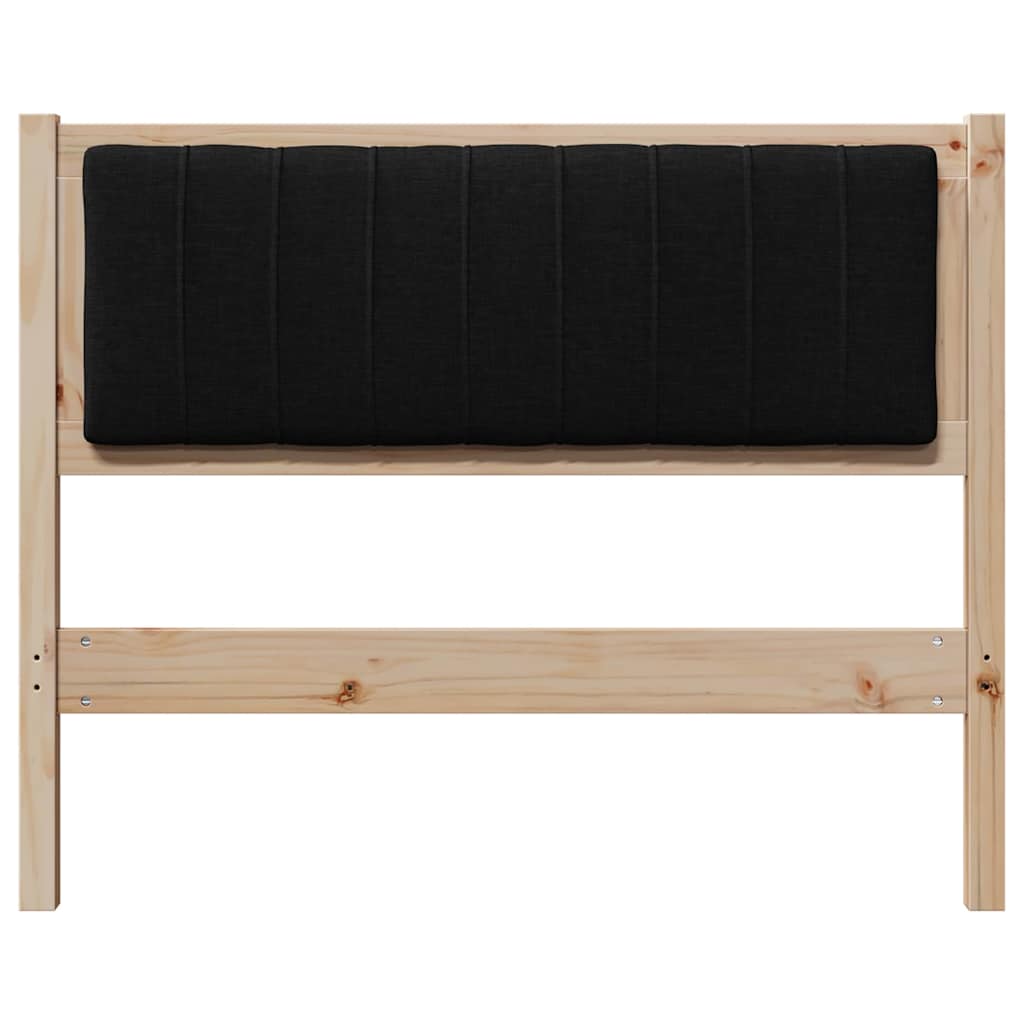Tête de lit capitonnée Marron 100 cm Pin massif - XIOS
