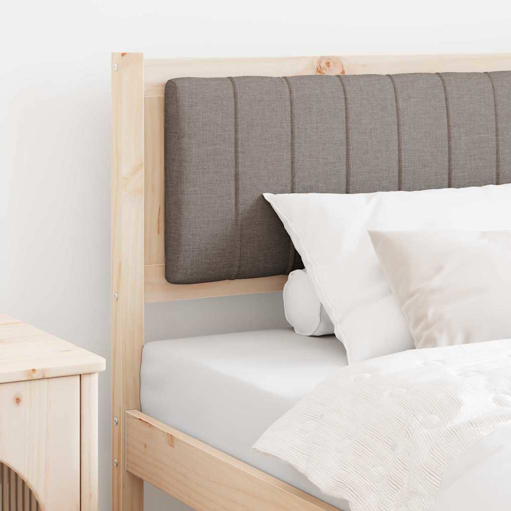 Tête de lit capitonnée Marron 100 cm Pin massif - XIOS