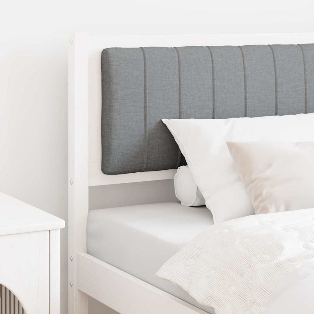 Tête de lit capitonnée avec tête de lit Blanc 100 cm Pin massif - XIOS