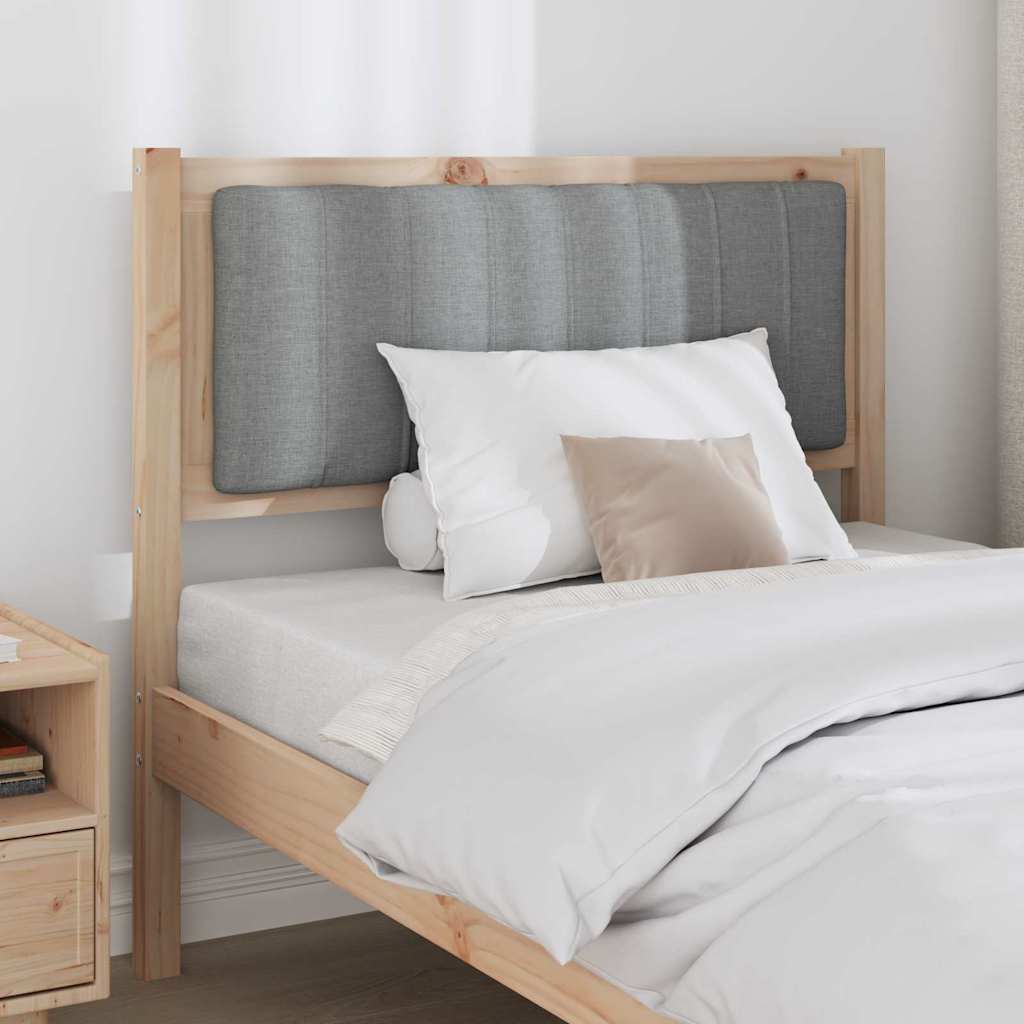 Tête de lit capitonnée avec tête de lit Marron 90 cm Pin massif - XIOS