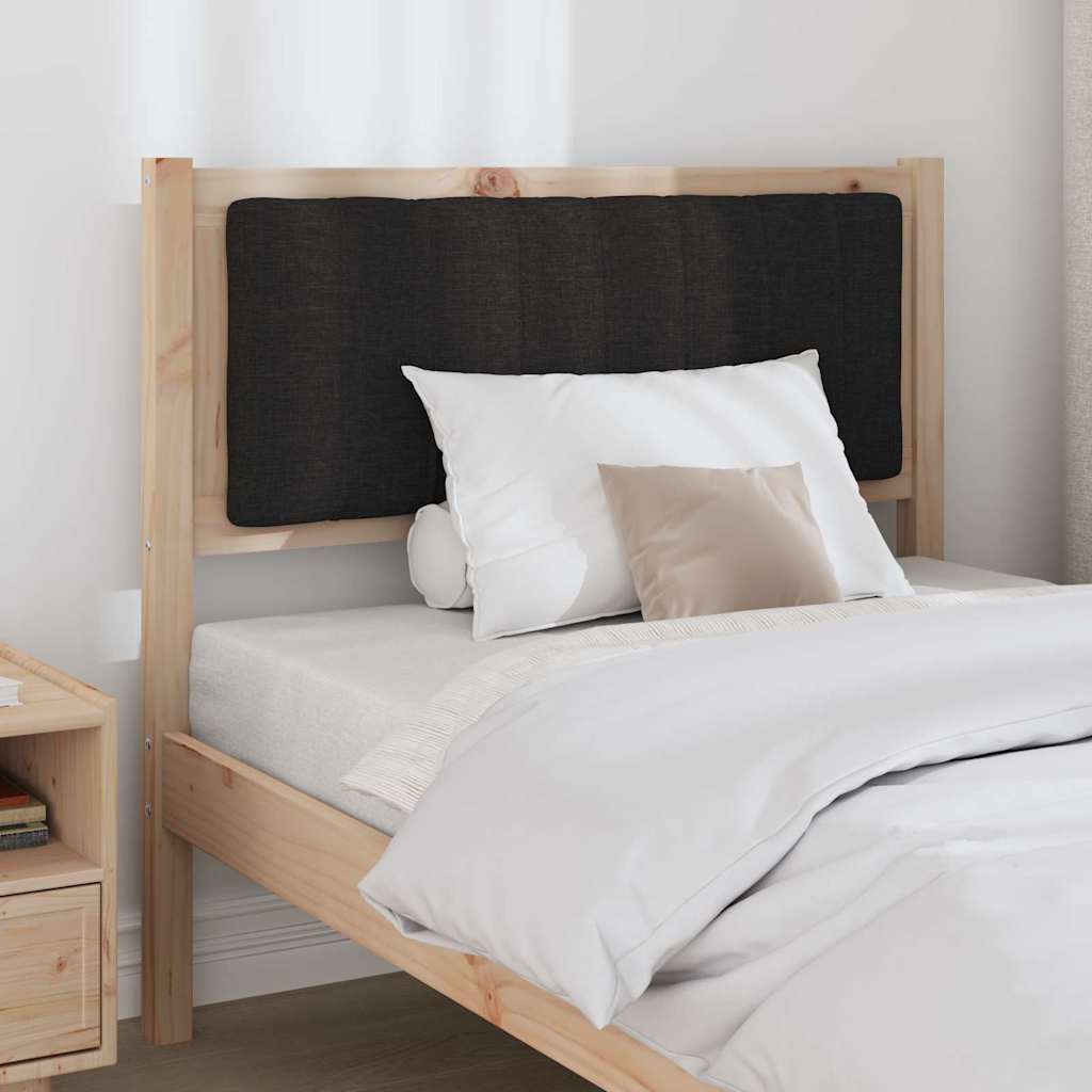 Tête de lit capitonnée avec tête de lit Marron 90 cm Pin massif - XIOS