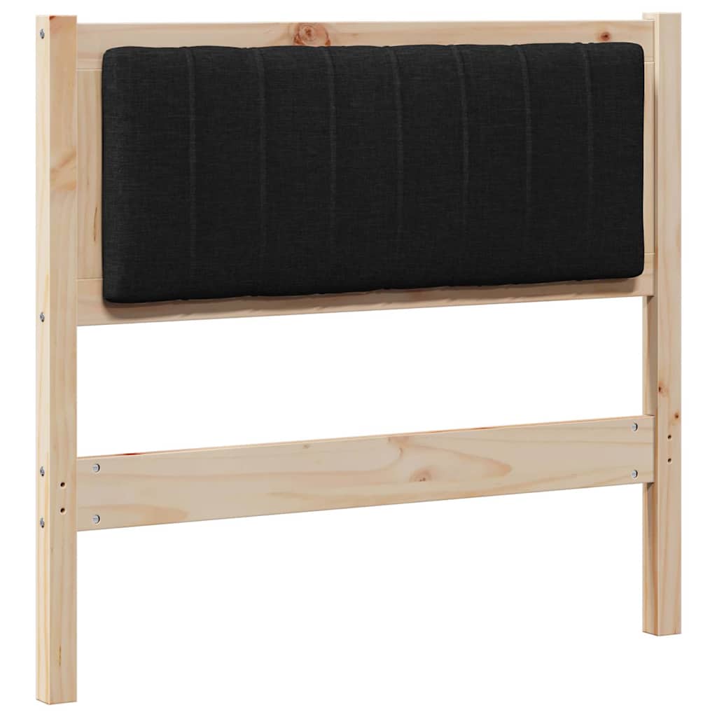 Tête de lit capitonnée avec tête de lit Marron 90 cm Pin massif - XIOS