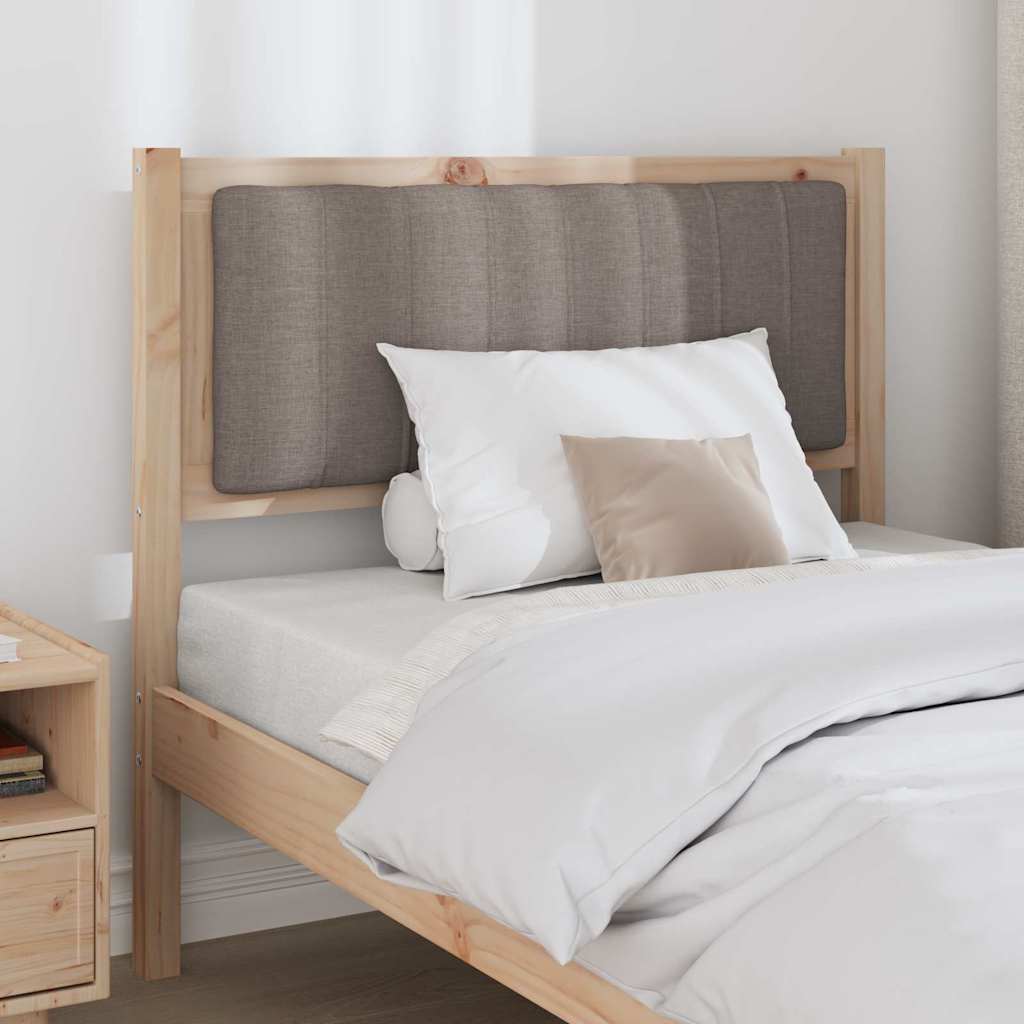 Tête de lit capitonnée avec tête de lit Marron 90 cm Pin massif - XIOS