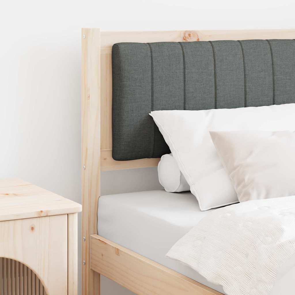 Tête de lit capitonnée avec tête de lit Marron 80 cm Pin massif - XIOS