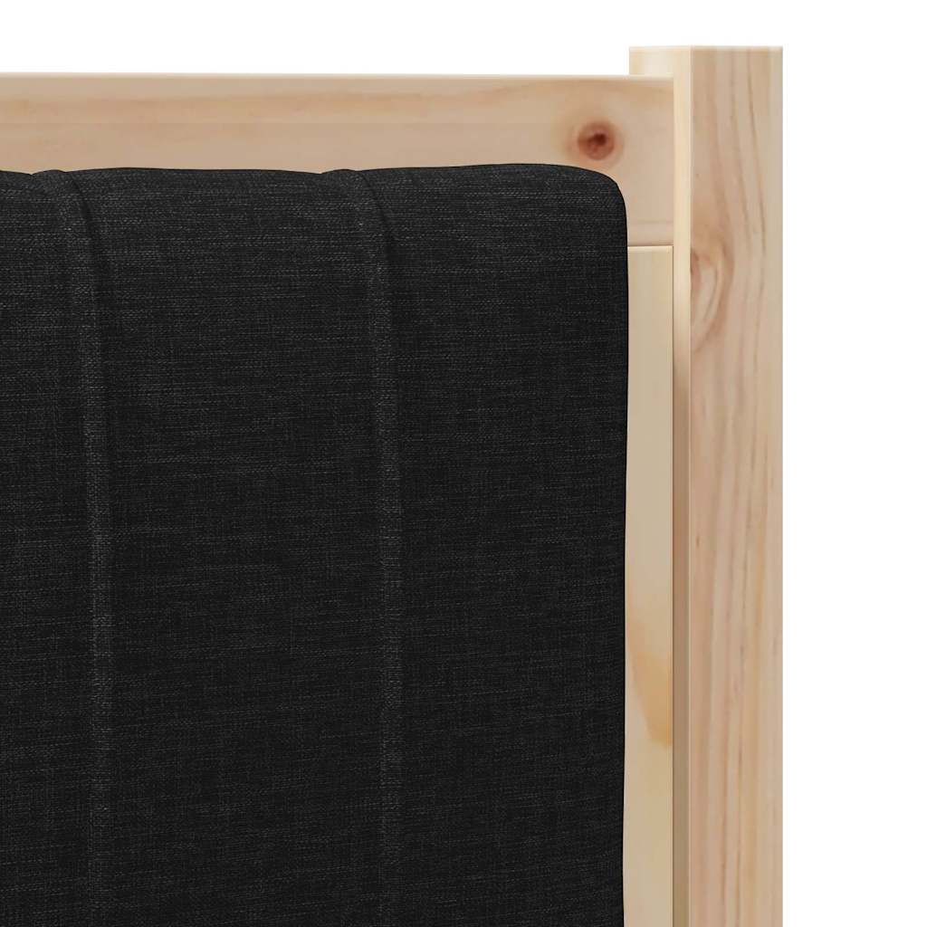 Tête de lit capitonnée avec tête de lit Marron 80 cm Pin massif - XIOS