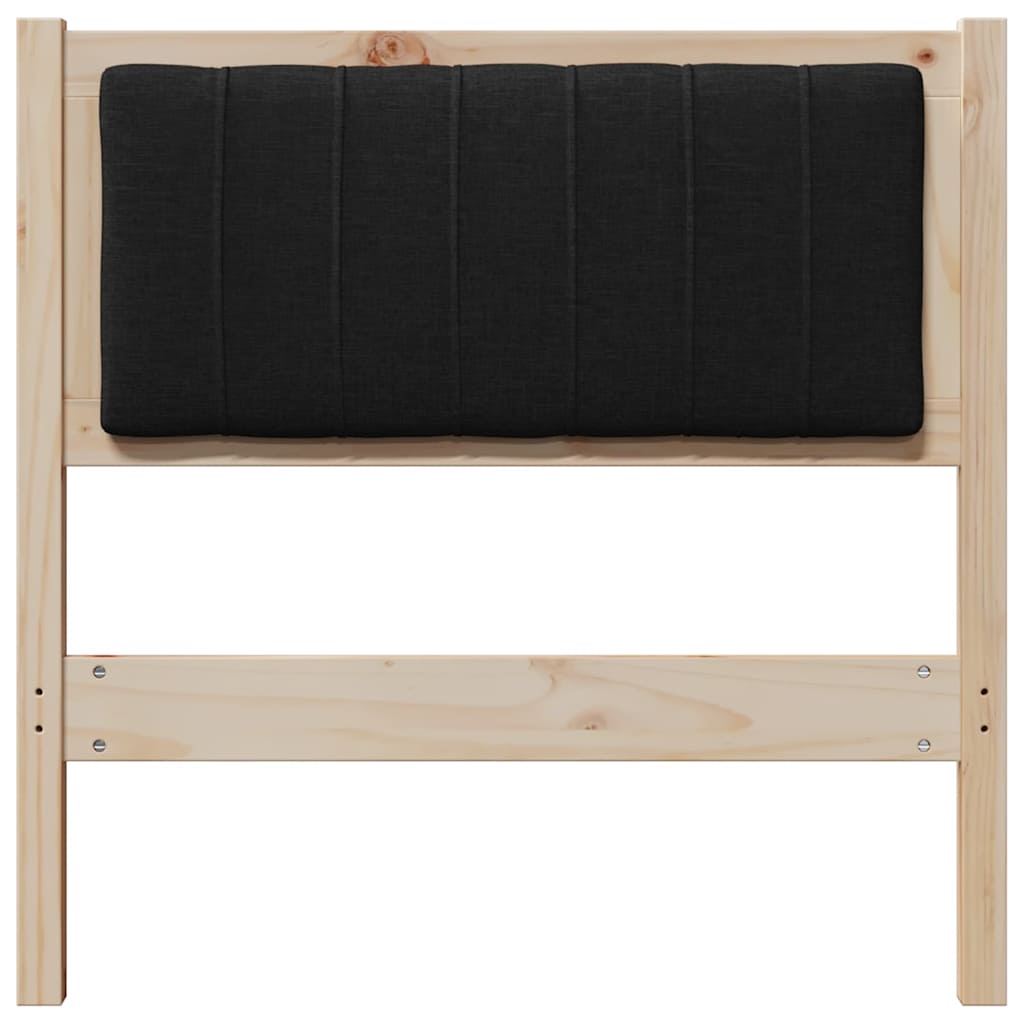 Tête de lit capitonnée avec tête de lit Marron 75 cm Pin massif - XIOS