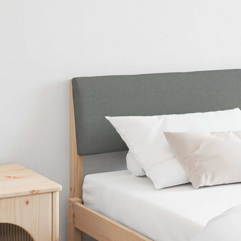Tête de lit capitonnée Gris foncé 200 cm Pin massif - XIOS