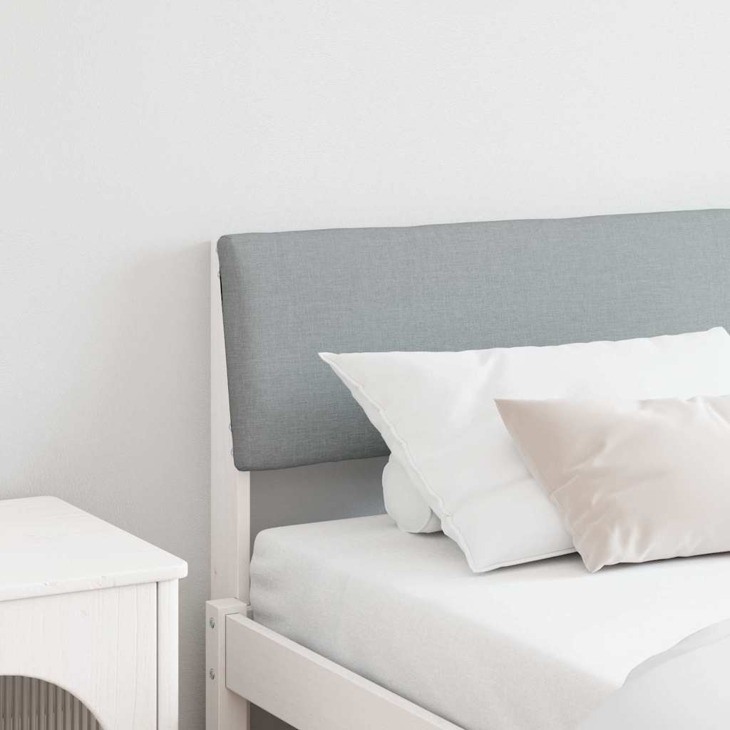 Tête de lit capitonnée Gris clair 200 cm Pin massif - XIOS