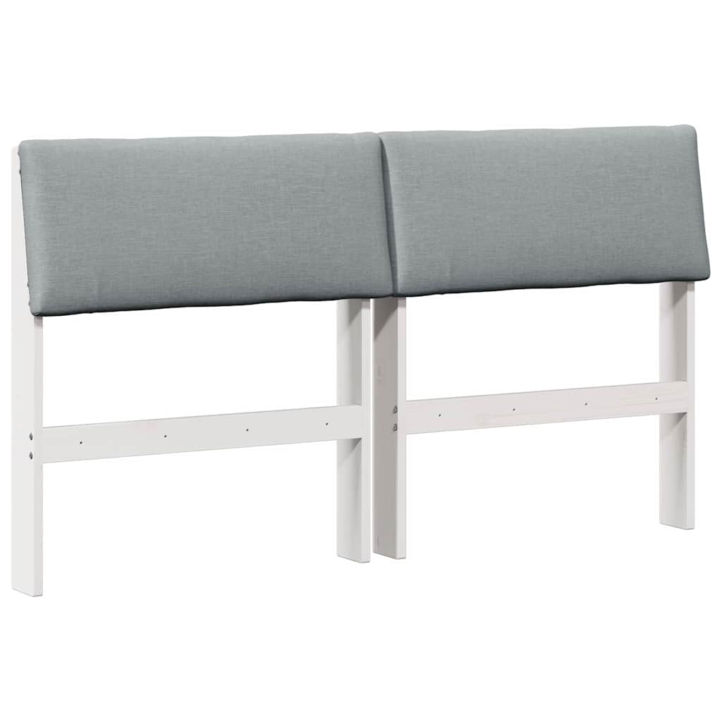 Tête de lit capitonnée Gris clair 150 cm Pin massif - XIOS