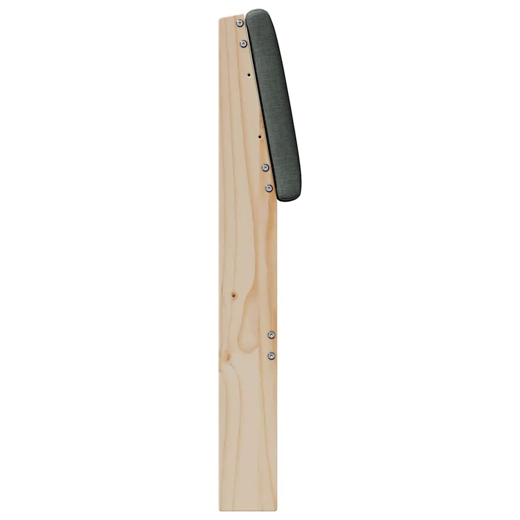 Tête de lit capitonnée Gris foncé 140 cm Pin massif - XIOS