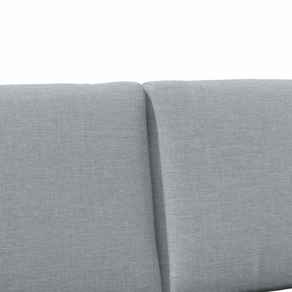 Tête de lit capitonnée Gris clair 135 cm Pin massif - XIOS