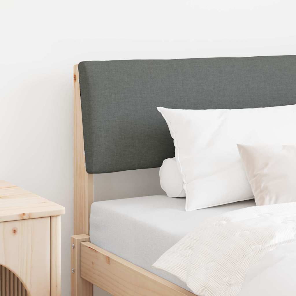 Tête de lit capitonnée Gris foncé 100 cm Pin massif - XIOS