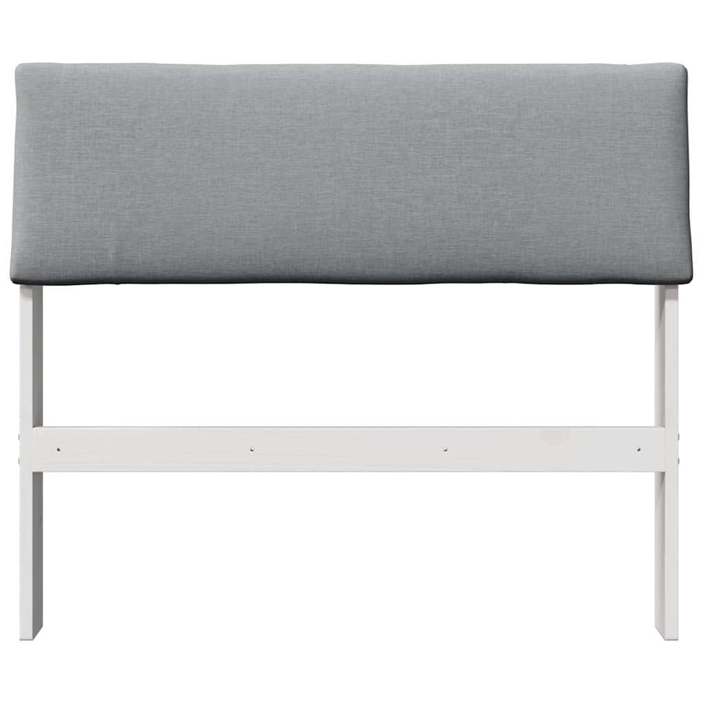 Tête de lit capitonnée Gris clair 90 cm Pin massif - XIOS