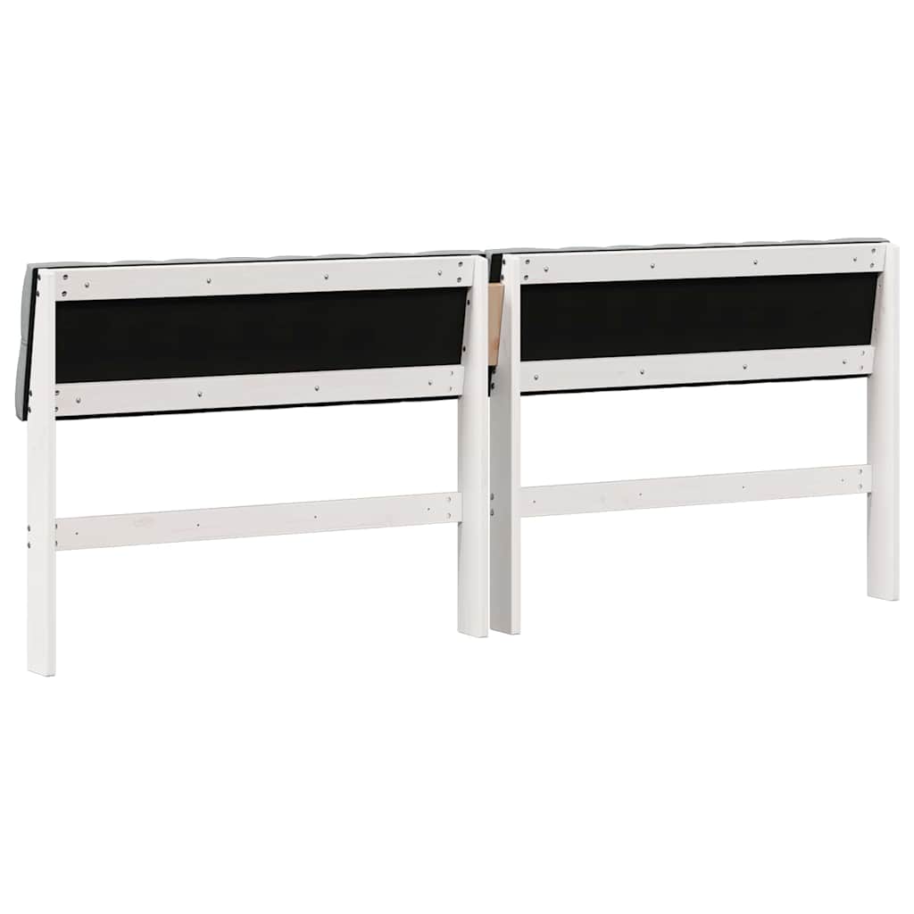 Tête de lit capitonnée Gris clair 200 cm Pin massif - XIOS
