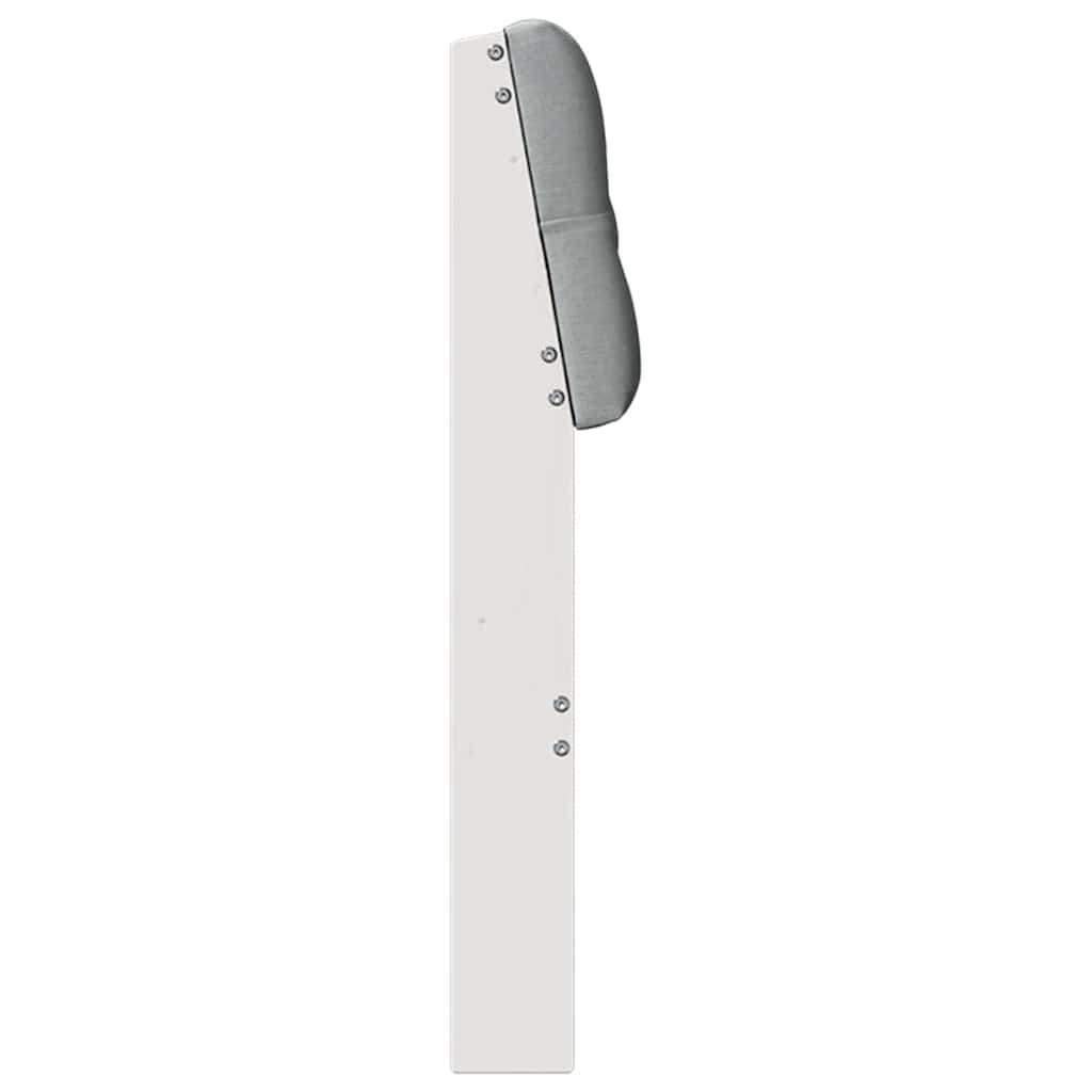 Tête de lit capitonnée Gris clair 200 cm Pin massif - XIOS