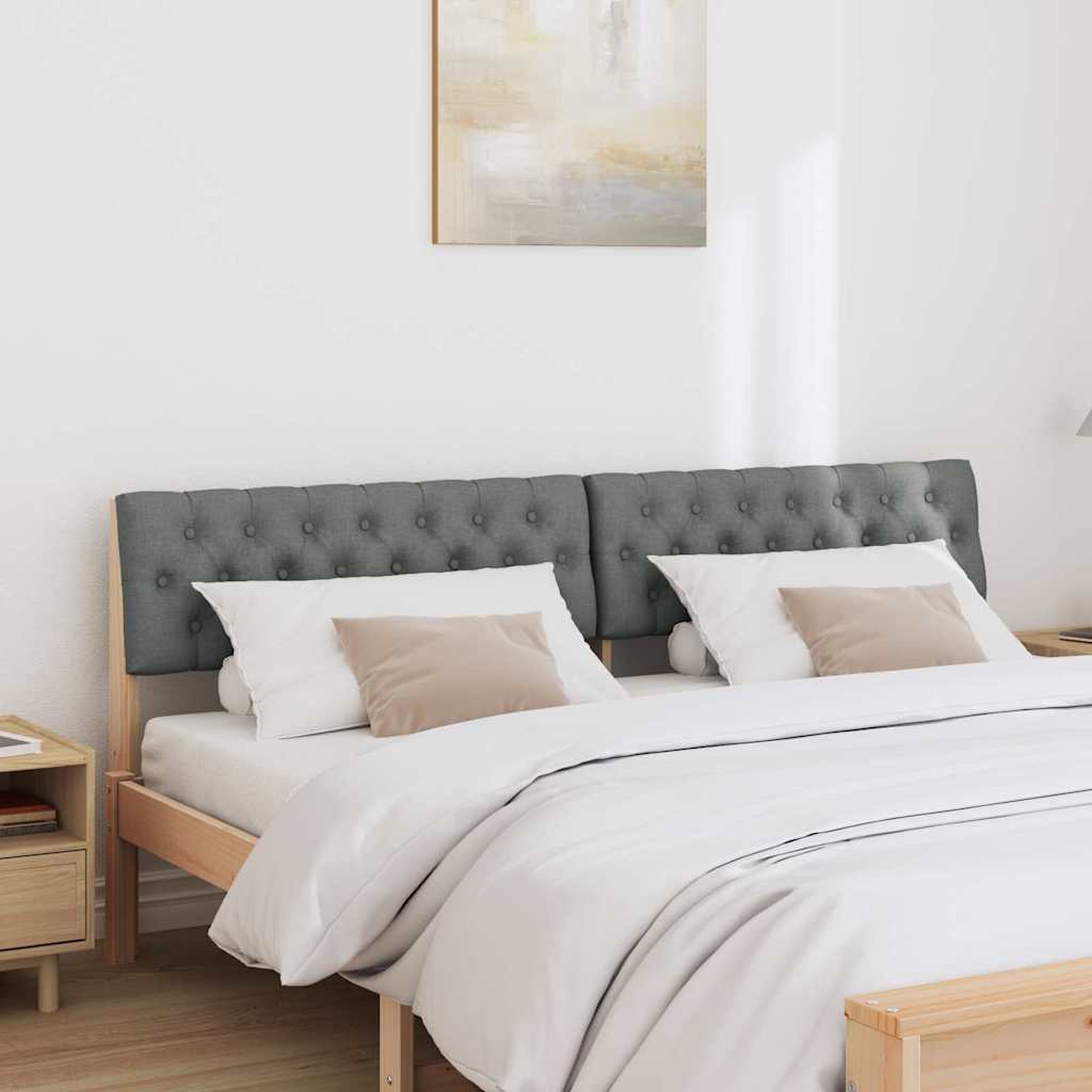 Tête de lit capitonnée Gris foncé 180 cm Pin massif - XIOS