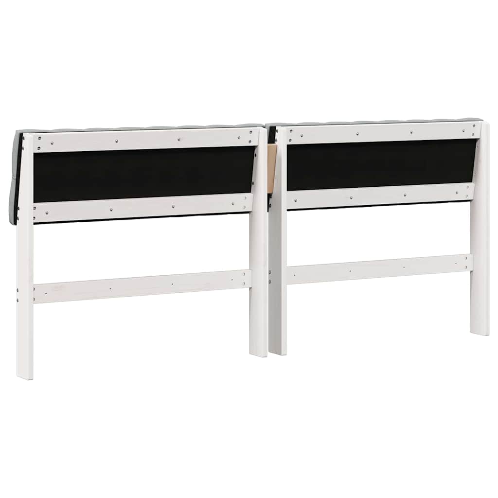 Tête de lit capitonnée Gris clair 180 cm Pin massif - XIOS