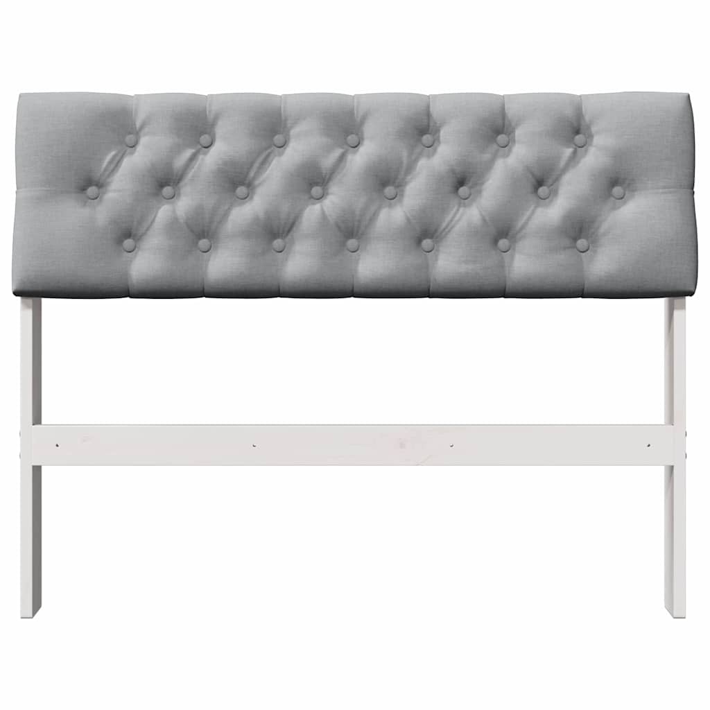 Tête de lit capitonnée Gris clair 100 cm Pin massif - XIOS