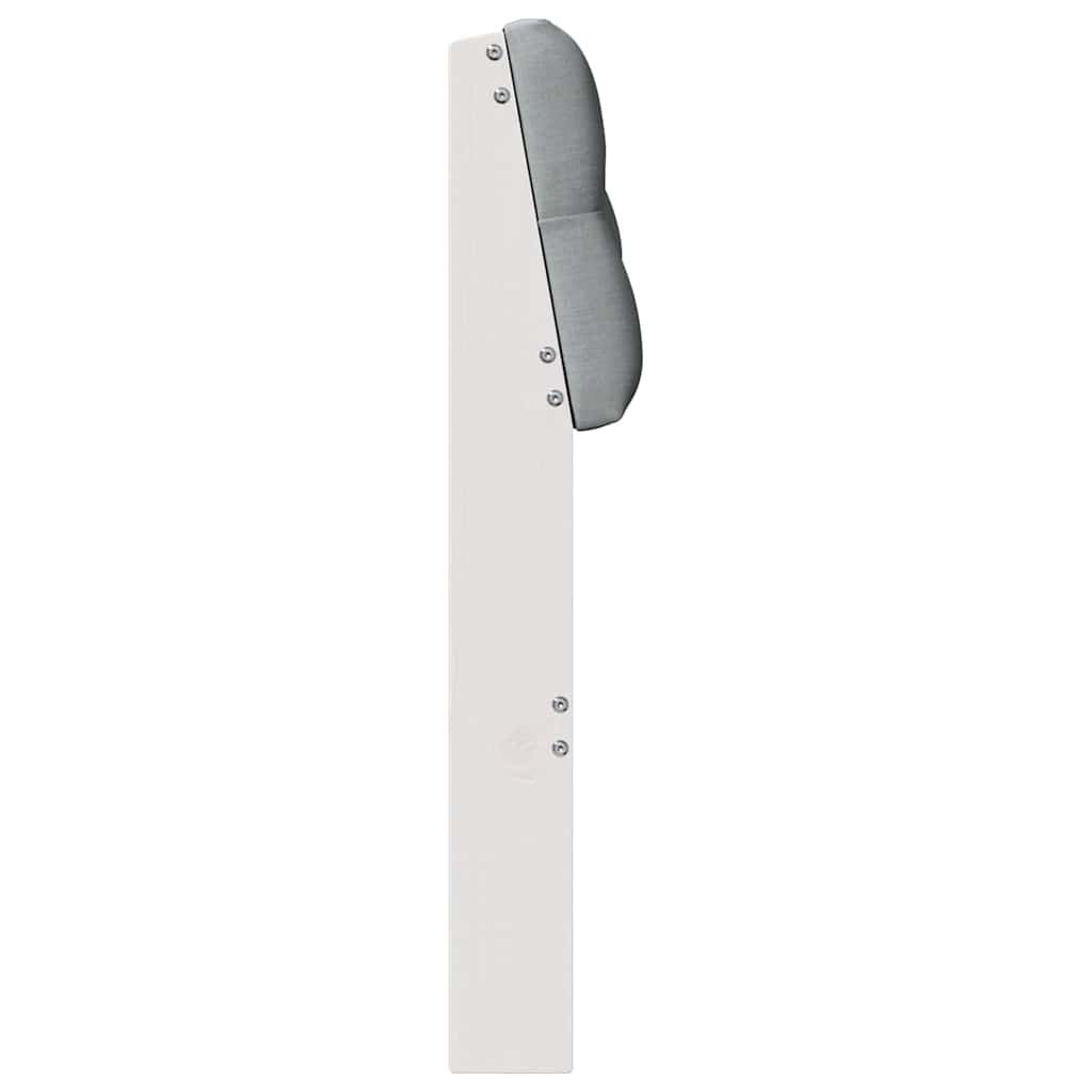 Tête de lit capitonnée Gris clair 80 cm Pin massif - XIOS