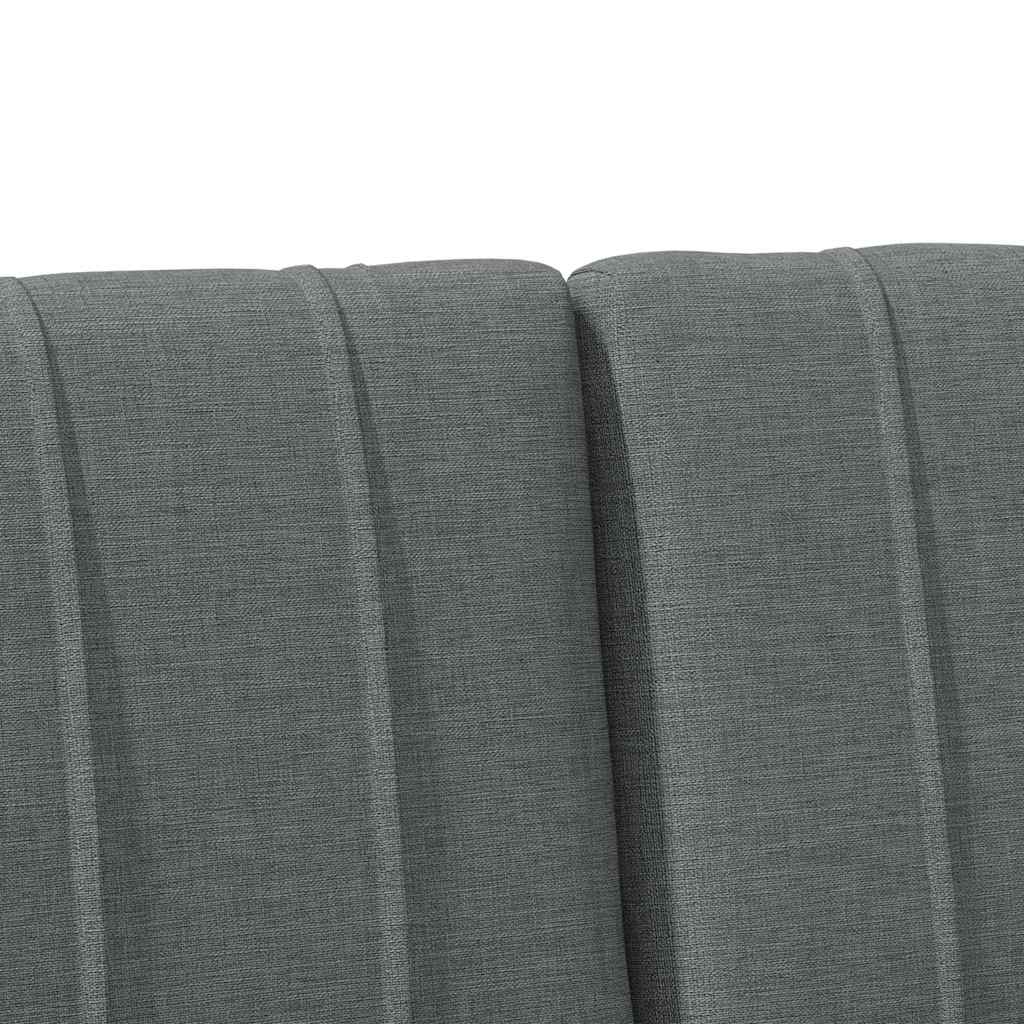 Tête de lit capitonnée Gris foncé 200 cm Pin massif - XIOS