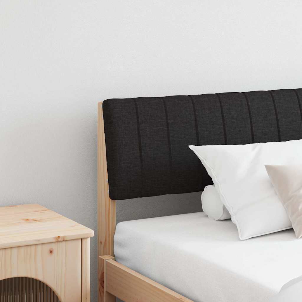 Tête de lit capitonnée Noir 200 cm Pin massif - XIOS