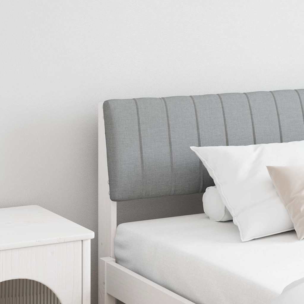 Tête de lit capitonnée Gris clair 200 cm Pin massif - XIOS