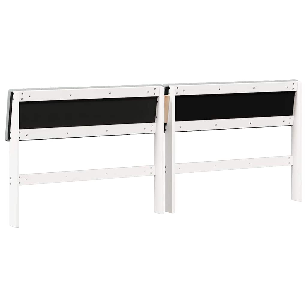 Tête de lit capitonnée Gris clair 200 cm Pin massif - XIOS