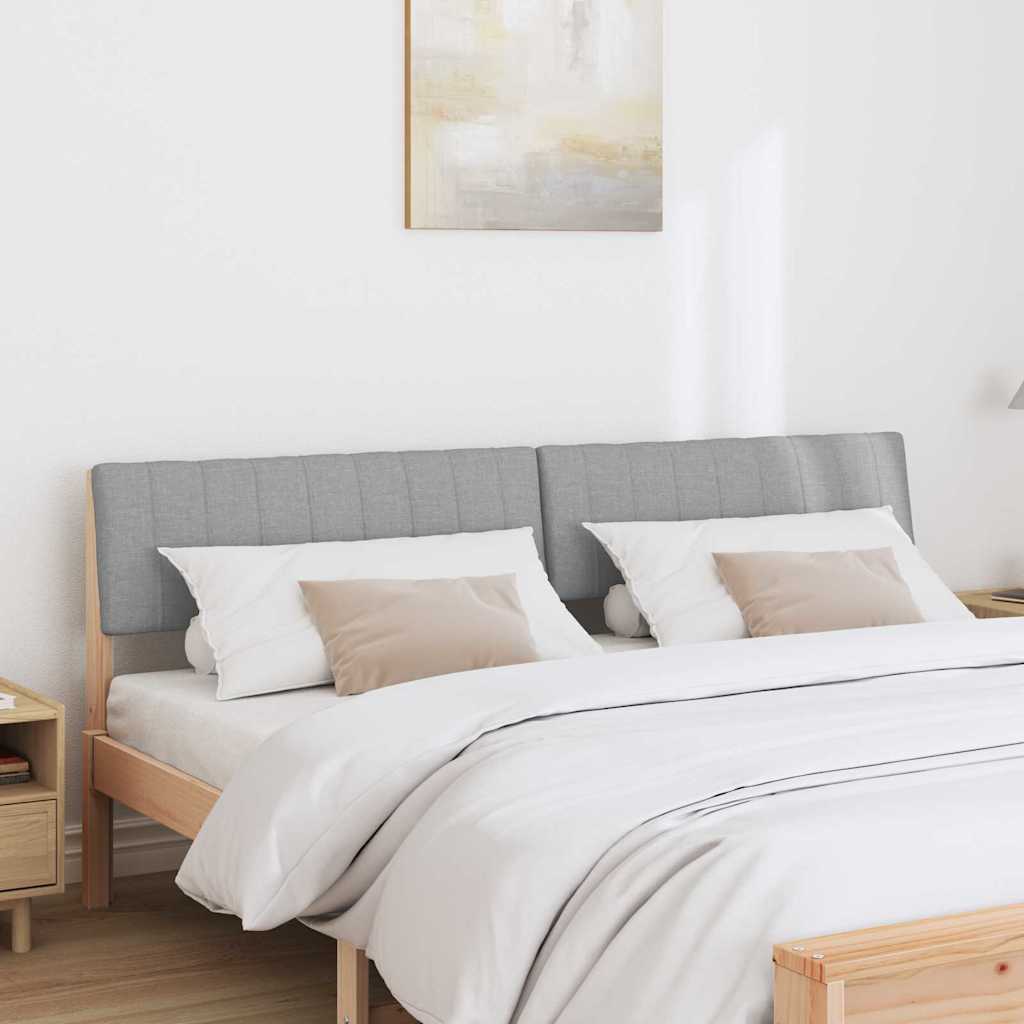 Tête de lit capitonnée Gris clair 180 cm Pin massif - XIOS