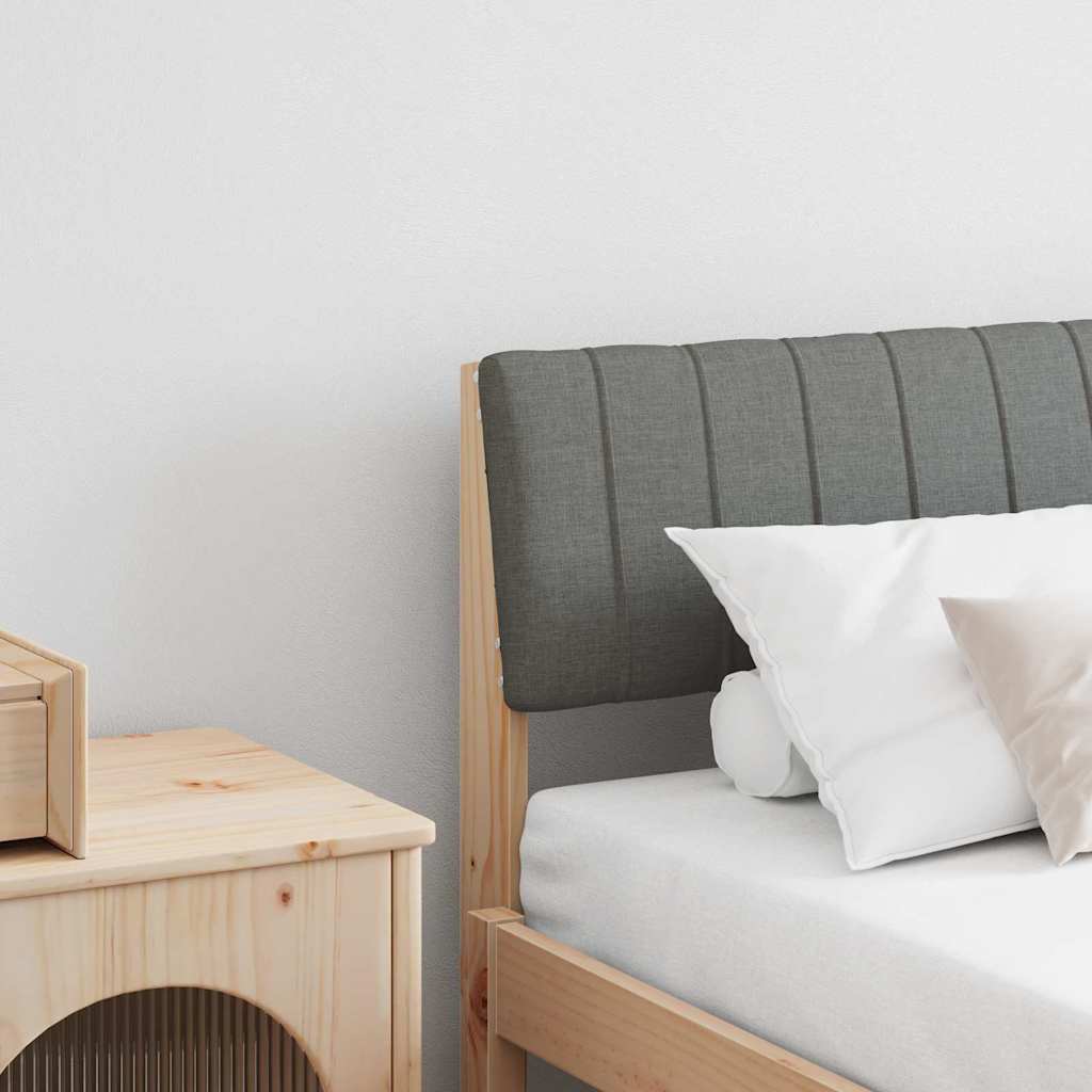 Tête de lit capitonnée Gris foncé 180 cm Pin massif - XIOS