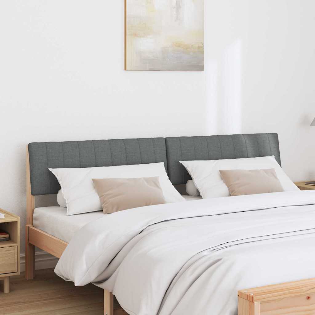 Tête de lit capitonnée Gris foncé 180 cm Pin massif - XIOS