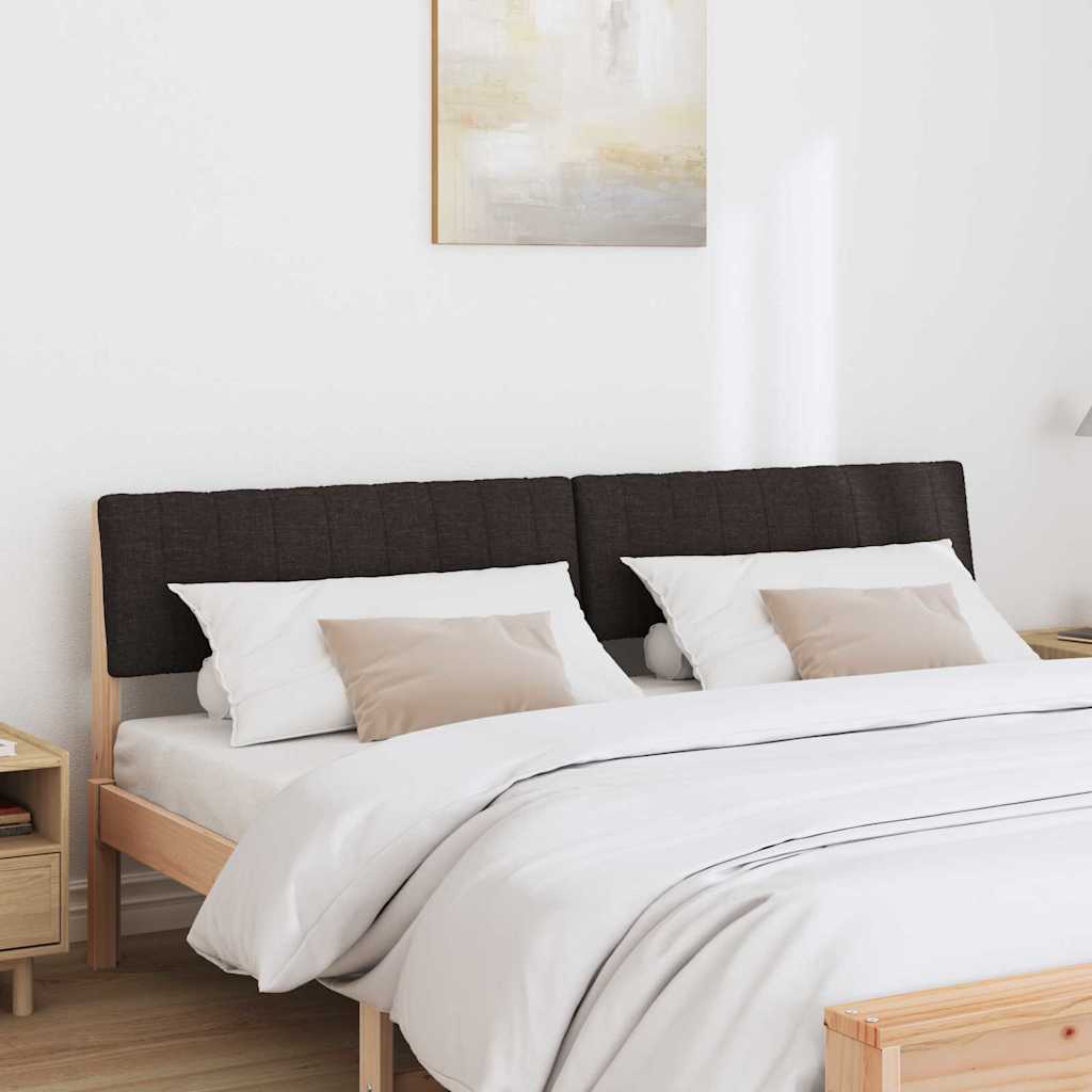 Tête de lit capitonnée Noir 180 cm Pin massif - XIOS