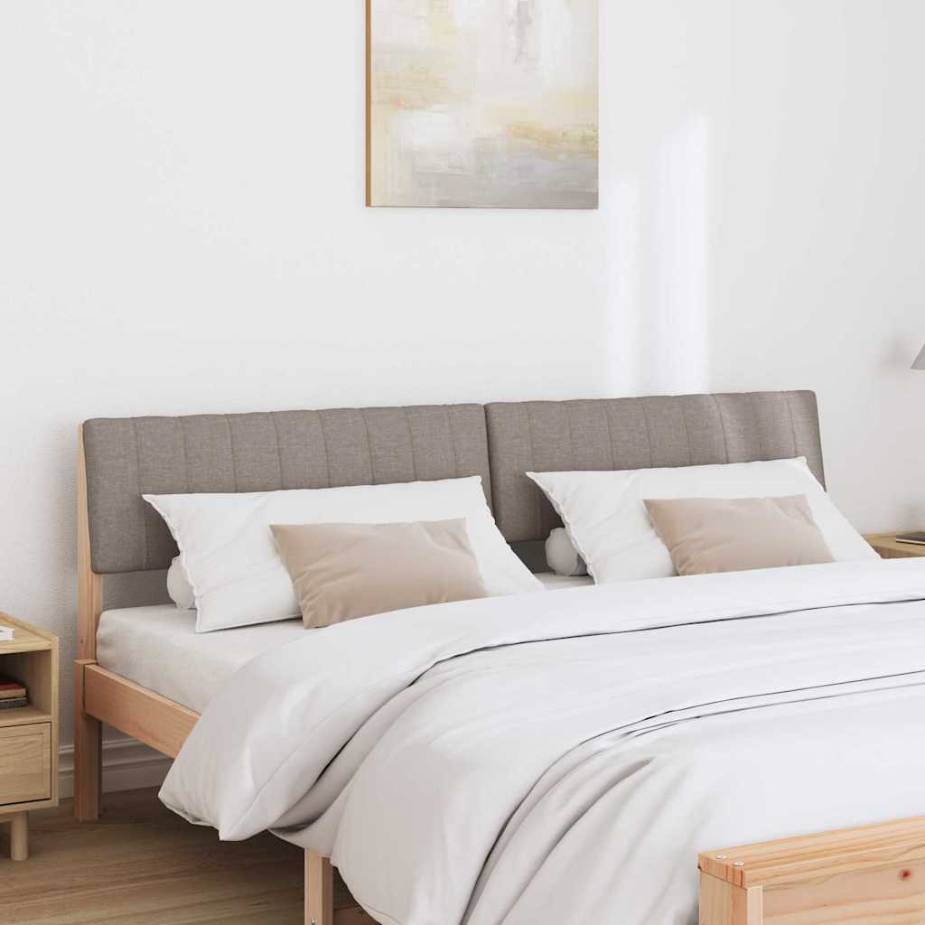 Tête de lit capitonnée Taupe 180 cm Pin massif - XIOS