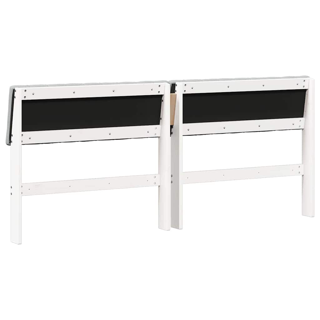 Tête de lit capitonnée Gris clair 180 cm Pin massif - XIOS