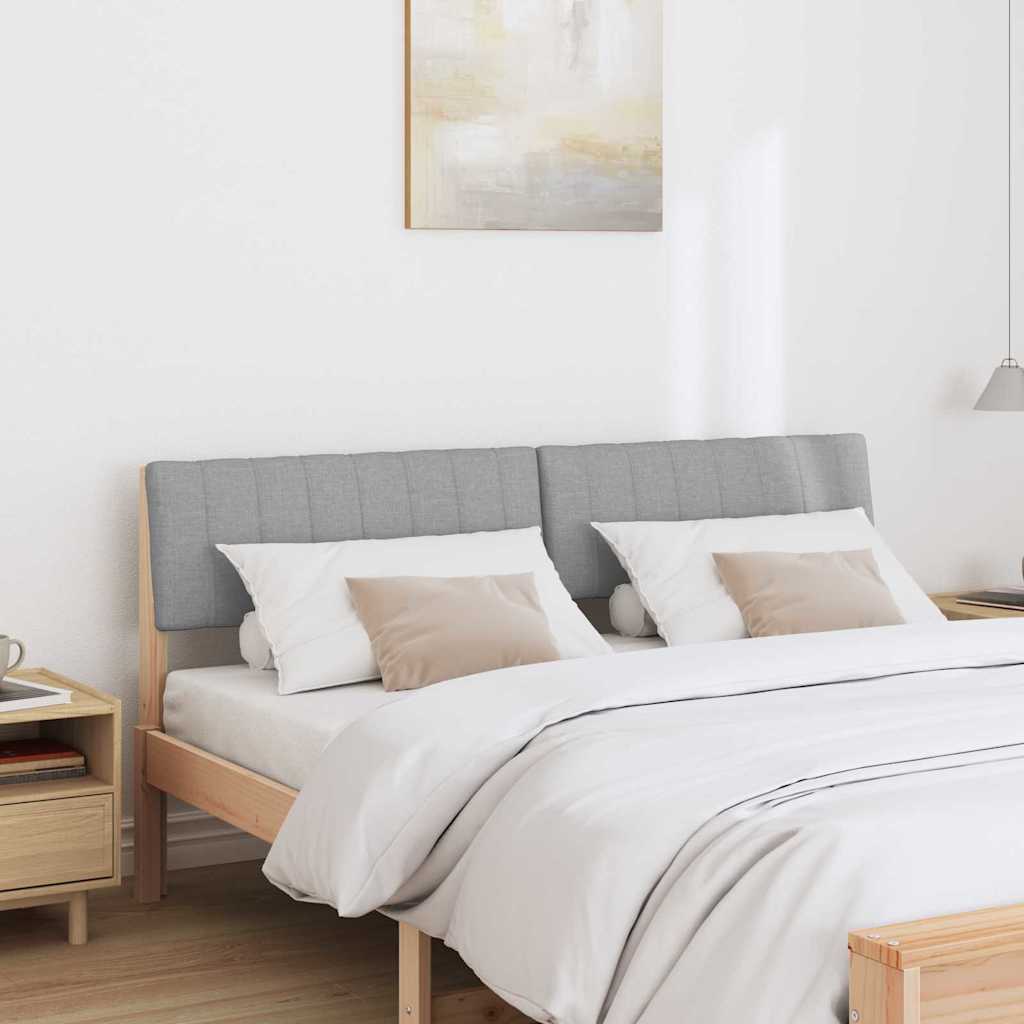 Tête de lit capitonnée Gris clair 160 cm Pin massif - XIOS