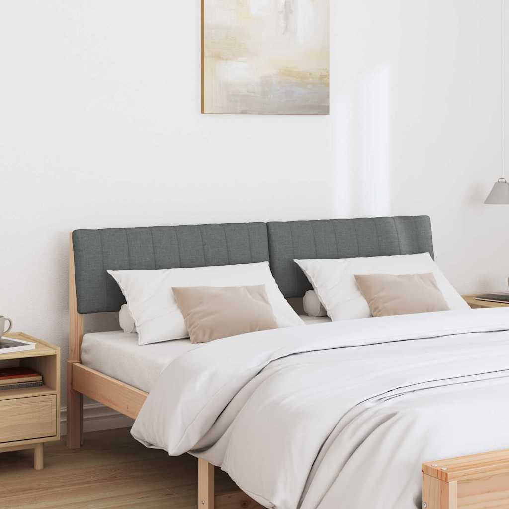 Tête de lit capitonnée Gris foncé 160 cm Pin massif - XIOS
