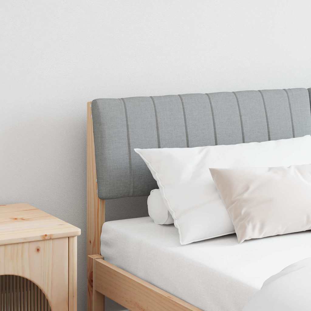 Tête de lit capitonnée Gris clair 150 cm Pin massif - XIOS