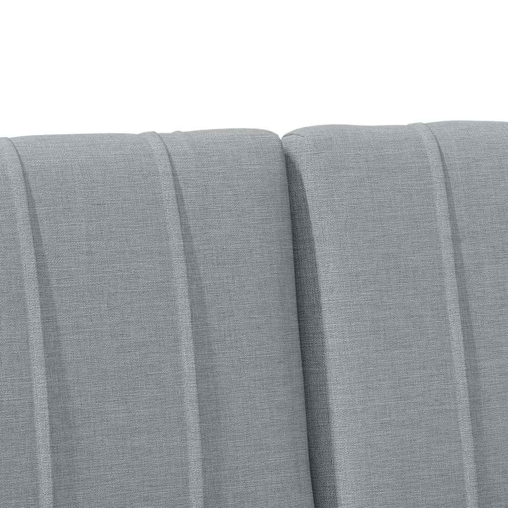 Tête de lit capitonnée Gris clair 150 cm Pin massif - XIOS