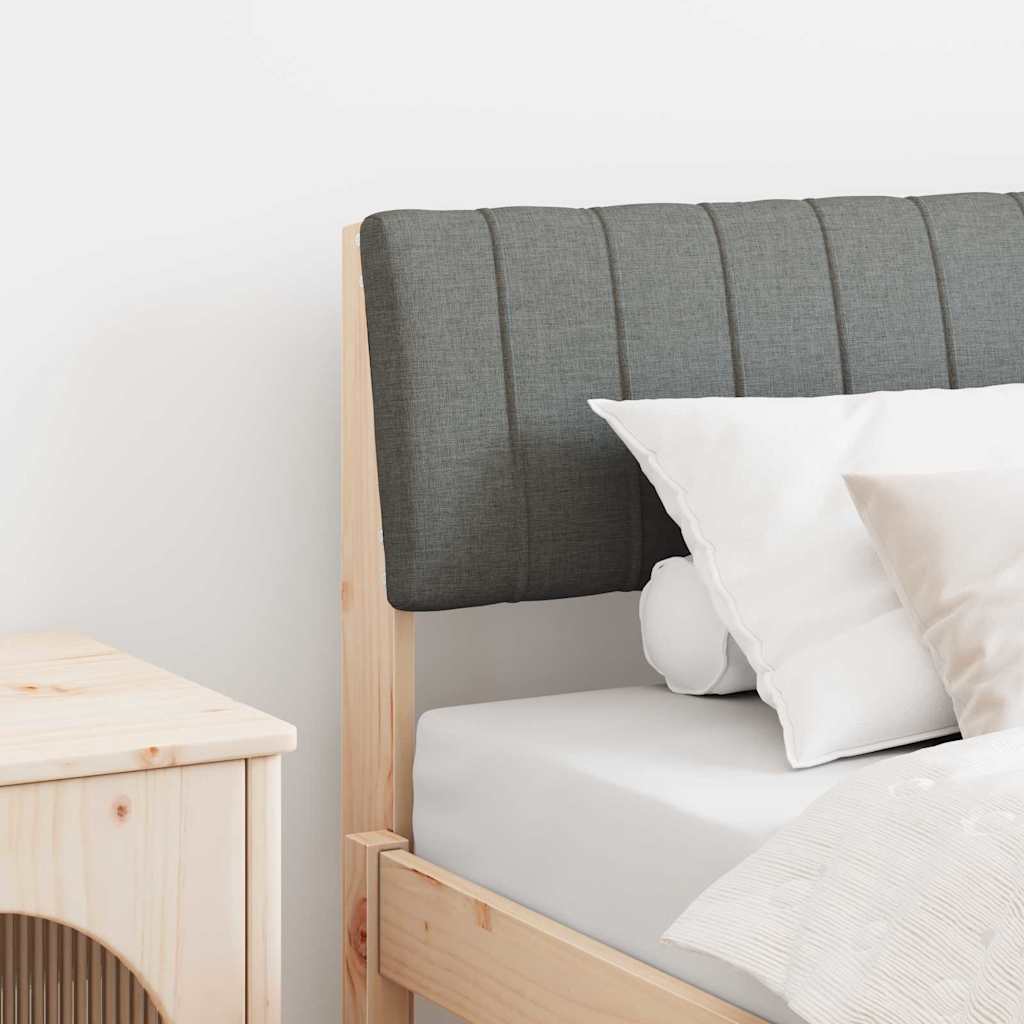 Tête de lit capitonnée Gris foncé 100 cm Pin massif - XIOS
