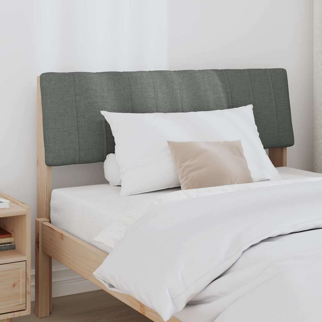 Tête de lit capitonnée Gris foncé 100 cm Pin massif - XIOS