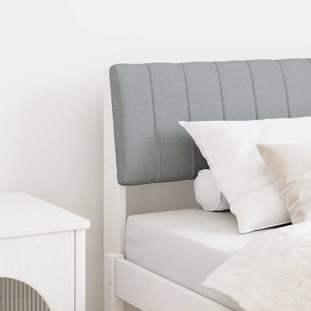 Tête de lit capitonnée Gris clair 100 cm Pin massif - XIOS