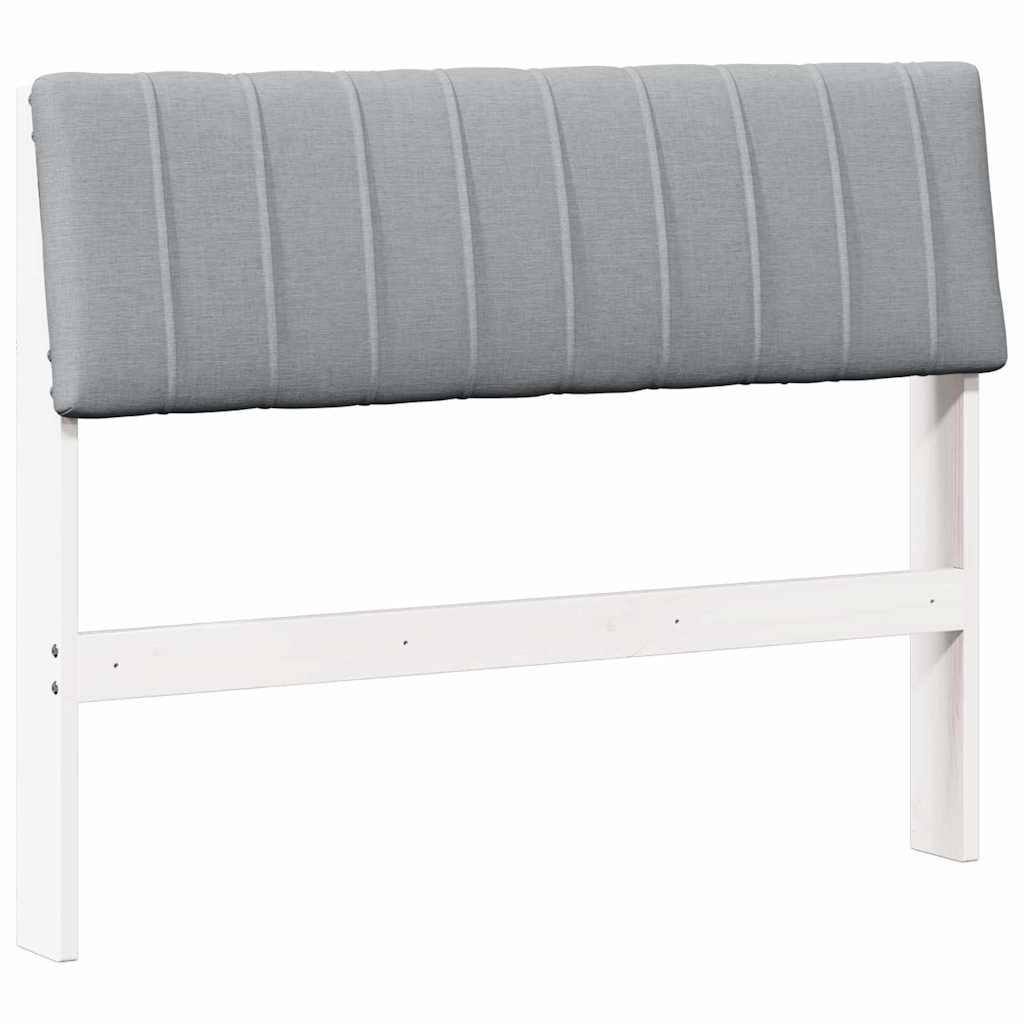 Tête de lit capitonnée Gris clair 100 cm Pin massif - XIOS
