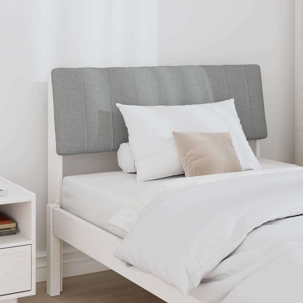Tête de lit capitonnée Gris clair 90 cm Pin massif - XIOS