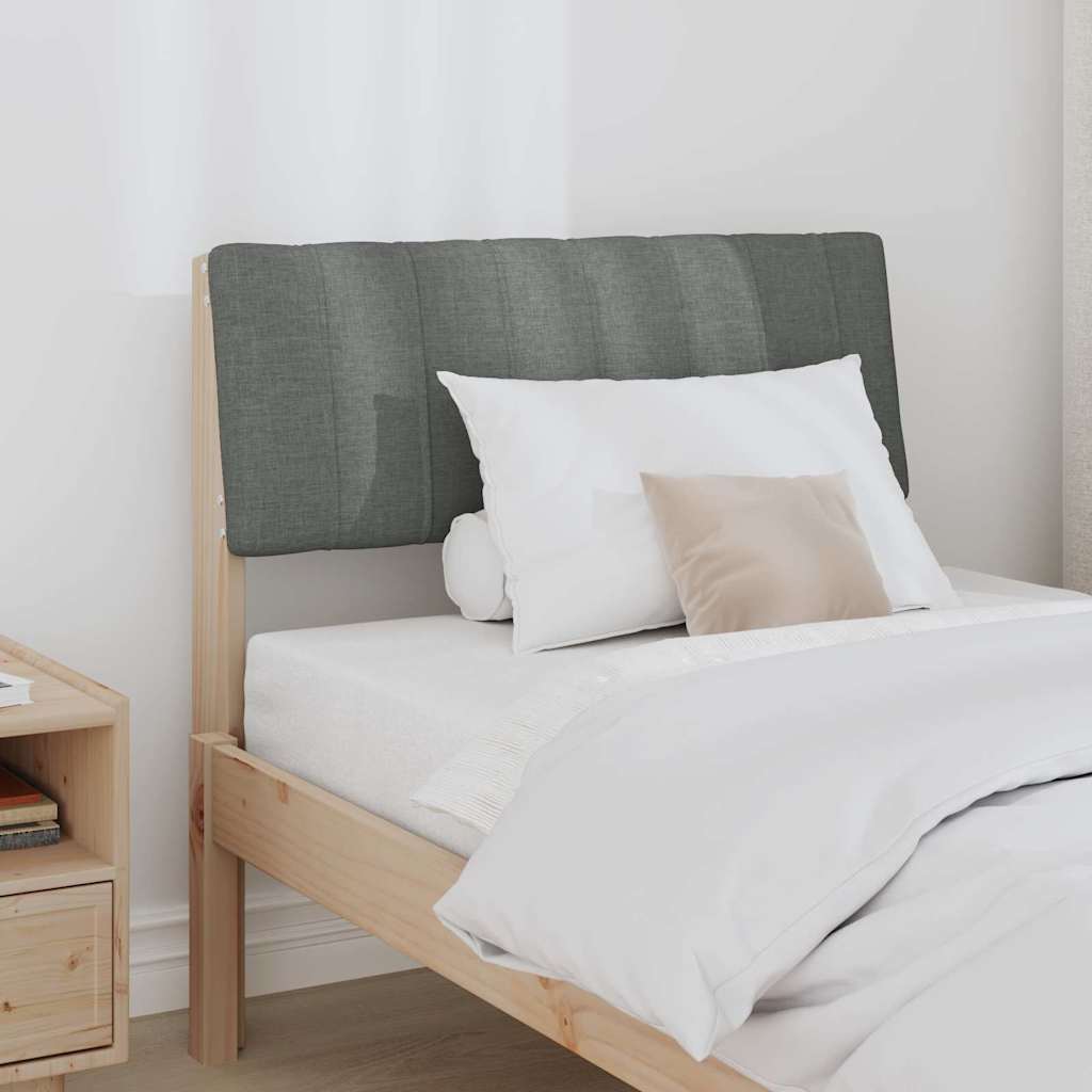 Tête de lit capitonnée Gris foncé 80 cm Pin massif - XIOS